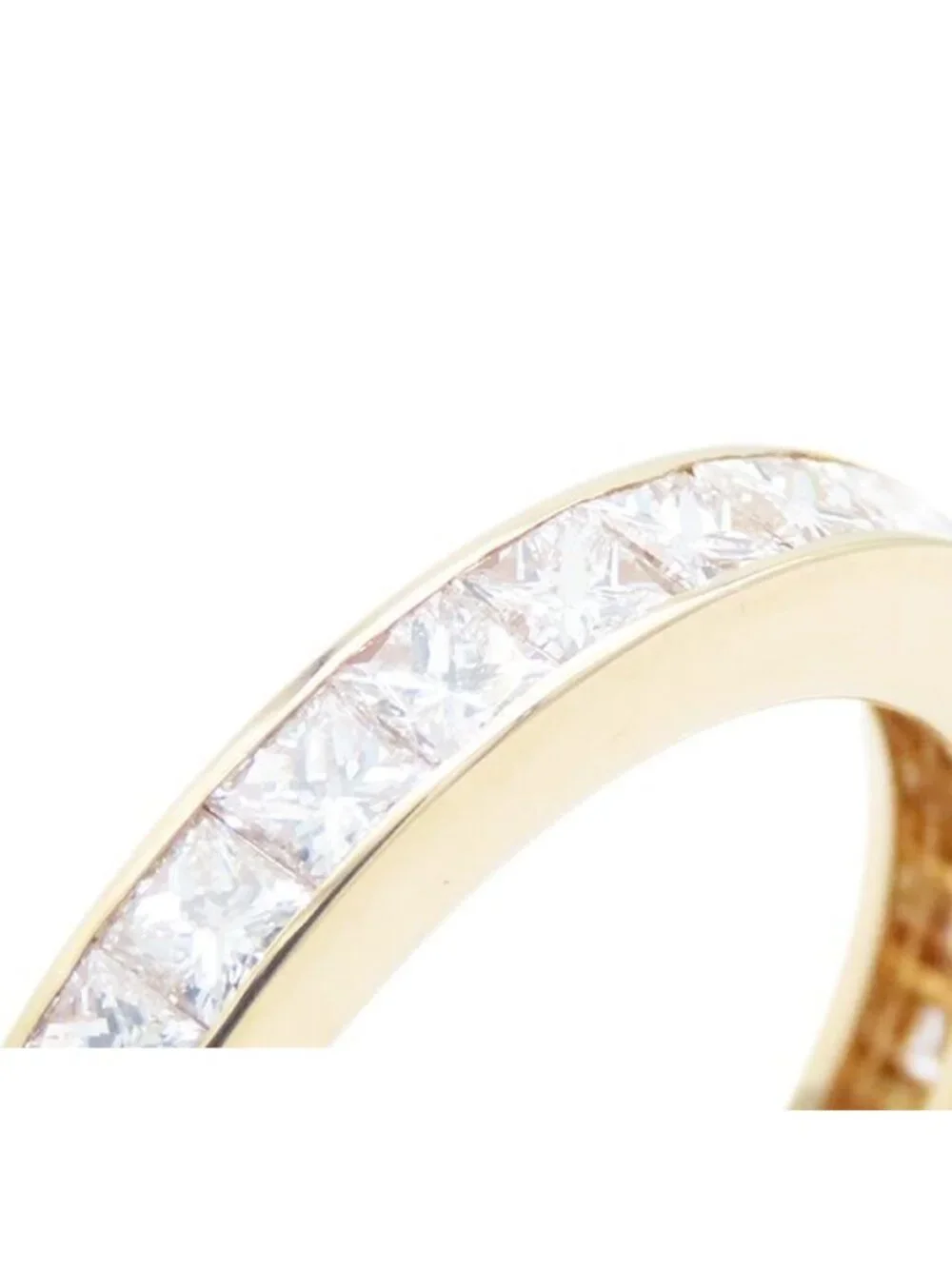 Cartier Wedding Ring Yellow Gold 18K Diamond Full Eternity